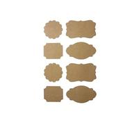 32 stickers kraft baroques
