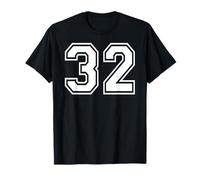 32, Trente-Deux, Sports d'équipe, Correspondance Graphique, Varsity T-Shirt