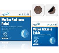 32 X Motion Sickness Patches For Cruise,Car,Boat,Airplane And Other Forms Of Movement,Non-Sleepy And Effective,Durable 72 Hours