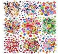 320+ autocollants pour bouteille d'eau, autocollants en vinyle colorés résistants à l'eau et aux déchirures pour ordinateur portable, valise, planificateur de téléphone, autocollants VSCO(8 feuilles)