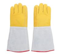 320 ℉ Gants de Protection Basse Température, Gants Cryogéniques en Cuir Imperméables de sécurité, Gants LN2 à Azote Liquide pour Stockage au Froid de Glace Sèche et D'azote