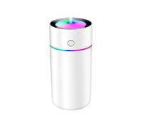 320 Ml 7-Color LED Night Light USB Humidifier Portable Mini Humidifiers Personal Desktop Humidifier Quiet Air Humidifier with 2 Modes and Auto Off for