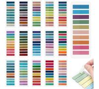 3200 Pieces Sticky Bookmarks,16 Styles Multi-Coloured Annotation Post It Book,Page Marker Sticker Sticky Notes,Writable Index Sticky Tabs For Home,School,Office