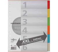 [32005-20-5] PAGNA Lot de 5 intercalaires en carton, format A4, 6 positions, ...