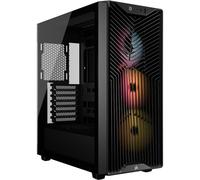 Corsair Boîtier PC Moyen Tour 3200D RS ARGB – 3x RS120 ARGB, Airflow, 360 mm, Verre Trempé – Noir