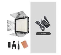 3200k-5500K Caméra Photo LED Lumière vidéo en Option avec Adaptateur Secteur(Kit 2)