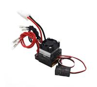 320A Brossed Moteur ESC Speed Controller Compatible avec Hobby rc Voitures camions Buggies Bateau navires compatibles 7.2-16V D2(One for Two Tamiya)