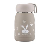 320ml Tasse d'eau isolée en acier inoxydable, 7,5x14cm/3x5,5 pouces tasse sous vide à motif de lapins mignons tasse de voyage bouteille d'eau chaude pour salle de sport, extérieur (Café)