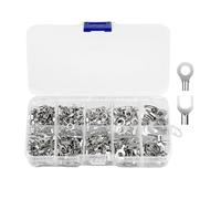 320Pcs/Box Terminal Connector Cold Pressed Assorted Kit OT/UT Crimp Terminals Copper Nose Wiring Fork Set 10 in 1 AUOQKQUT