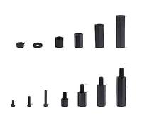 320pcs M2 m3 m4 Mâle femelle hex nylon spacer cylo-col Cavalier Kit d'assortiment de la carte mère(Nylon 320pcs M4)