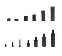 320pcs M2 m3 m4 Mâle femelle hex nylon spacer cylo-col Cavalier Kit d'assortiment de la carte mère(Nylon 320pcs M3)