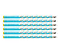 [321/02-HB-6-6] Stabilo Lot de 6 Crayons graphite STABILO EASYgraph HB gauche...