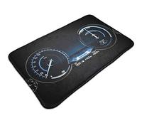 321 Tapis De Porte D'Entrée Compteur De Vitesse Mats Résistant Tapis Antiderapant Anti-Poussière Tapis De Porte Extérieur 40X60Cm pour Couloir, Salle De Bain, Salon