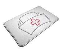 321 Tapis De Sol Tapis Casquette Infirmière Mats Imperméable Tapis Entrée Intérieur Lavable Tapis D'Entrée Antidérapant 40X60Cm pour Couloir, Porte D'Entrée, Escaliers