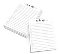 321Done To Do List Lot de 50 cartes de liste verticales 10 x 15 cm