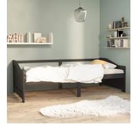 3224*{NEW} Best Lit de repos multifonctionnel - Canapé-lit 3 places Gris foncé Bois de Pin massif Lit Simple Magnifique 90x200 cm 2
