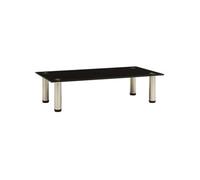 322761 TV Stand Black 60x35x17 cm Tempered Glass