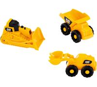 3236 Caterpillar Set Engins De Chantier I Avec Camion À Benne Basculante,Camion Bulldozer Et Chenille I Jouet Pour Enfants À Partir De 18 Mois