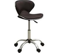 323676 vidaXL Salon Spa Stool Brown Faux Leather