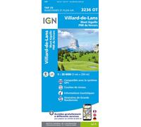 IGN – Carte de randonnée TOP 25 – Villard-de-Lans / Mont Aiguille (3236 OT)