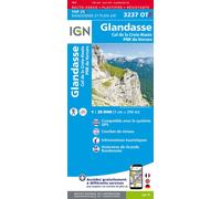 3237otr glandasse.col croix haute pnr du vercors resistante - Echelle 1 : 25 000 - Collectif - Ign Institut Geographique National - Atlas / carte