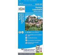 Carte de randonnée IGN TOP 25 n° 3243 OT - Pertuis, Lourmarin & PNR du Luberon