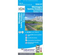 IGN – Carte topographique 3244ET Montagne Sainte-Victoire (Aix-en-Provence) – Taille unique