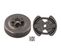325 7T Kit de tambour d'embrayage pour tronçonneuse Poulan et Craftsman avec assemblage d'embrayage et roulement à aiguilles pour modèles PP5020AV PP4818A 358350981