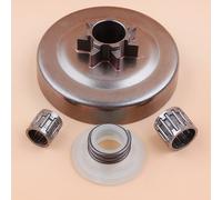 . 325 7T Kit d'engrenage à vis sans fin, roulement de tambour d'embrayage Husqvarna 340 345 350 445E 445 450E Jonsered 450 2145 scie à chaîne à gaz