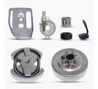 .325-7T Tambour d'embrayage pompe à huile d'engrenage à vis sans fin pour Husqvarna 137 136 141 142 36 41 Remplacement Pièces avec Plaque de barre de roulement à aiguilles 530014949