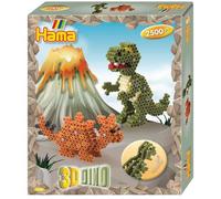[3250] Hama Perles à repasser midi 3D "Dinosaures", coffret cadeau