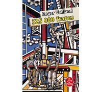 325000 francs - Roger Vailland - Lgf - Poche - Roman