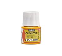 Pébéo Peinture à froid céramique 3253124 - flacon de 45 ml - jaune orange