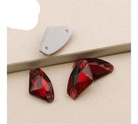 3256 galactique coudre sur cristal dos plat strass Applique Strass couture pierres de verre pour artisanat-lumière Siam, 9x14mm 30 pièces