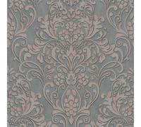 32604 - Le Nouveau Livre De Design Papier Peint Damassé Argent Gris Galerie