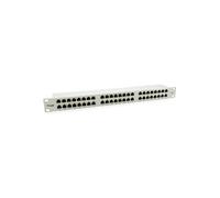 Equip Panneau de brassage 48 x RJ45 Cat6 19" 1HE Gris