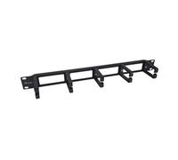 Equip 327315 Panneau de Gestion des câbles pour Montage en Rack de 19 Pouces, Noir