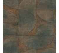 32822 - Perfecto2 Rustique Cercle Orange Marron Noir Galerie Papier Peint