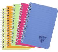 328526c Collection Linicolor Fresh Un Carnet À Spirale-9x14 Cm-100 Pages Lignées-Papier Blanc 90 G-Couverture Polypro Transparent-Couleur Aléatoire