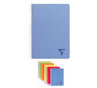 [328725C] Clairefontaine Linicolor cahier reliure intégrale 17x22 100p Q5x5 c...