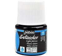 Pot de peinture textile 'Pébéo - Setacolor' Noir 45ml
