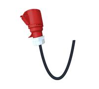 32A 16A Blue/Red CEE Socket Type2 Plug Adapter 7KW 11KW to 3.5KW Female Convert for Electric Vehicle Portable Charger(7KW to 3.5KW)