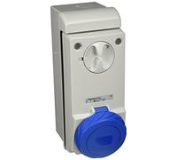 32A 2PT 200-250V toma con int. de bloque