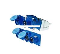 32A 3 pole connector Industrial male&female sockets SF-123/SF-323/SF-423/SF-523/SF-623/SF-123L waterproof IP44 220-240V~2P+E NWPNLXEA(SF 423 32A)