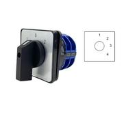 32A 660V Power Circuit Control Selector Changeover Two Poles Customize Rotary Cam Switch YMW26 LW28 LW26-32/2 NWPNLXEA(1234)