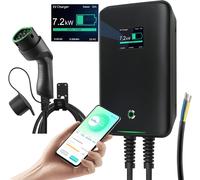 32a Wallbox Ev 7kw Monophasé Station De Recharge Pour Voitures Électriques Avec Connecteur Type 2 Pour Véhicule Électrique Conforme À La 6m(7kw App)