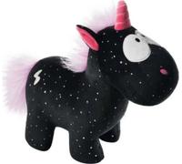 32CM Licorne noire en peluche