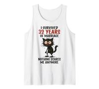 32e Anniversaire de Mariage, I Survived 32 Years of Marriage Débardeur