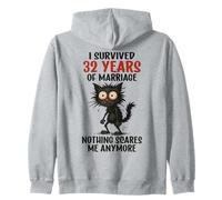 32e Anniversaire de Mariage, I Survived 32 Years of Marriage Sweat à Capuche