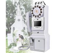 32G Livre D'Or Audio Vintage Pour TéLéPhone,écran 3,5 Pouces,Livre D'Or Pour TéLéPhone De Mariage,Enregistrez Et Conservez Vos Occasions SpéCiales Pour Une VariéTé D'Occasions De FêTe,White